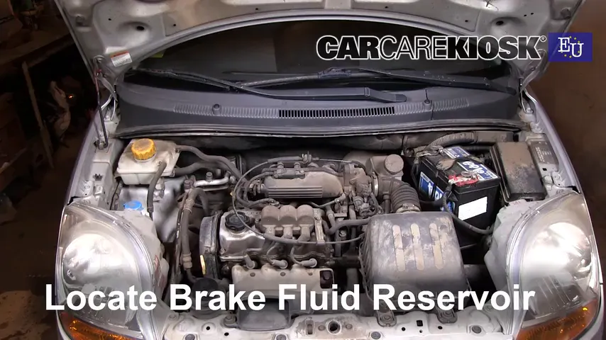 2005 Chevrolet Spark LS 0.8L 3 Cyl. Brake Fluid Add Fluid